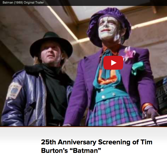 25th Anniversary Screening of Tim Burton’s “Batman”