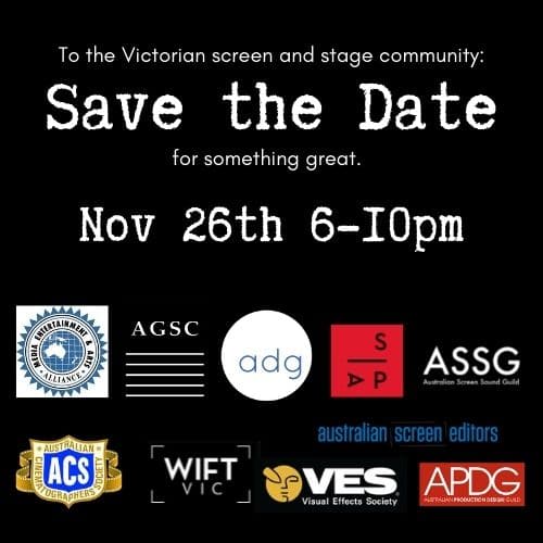 Stage and Screen Save the Date