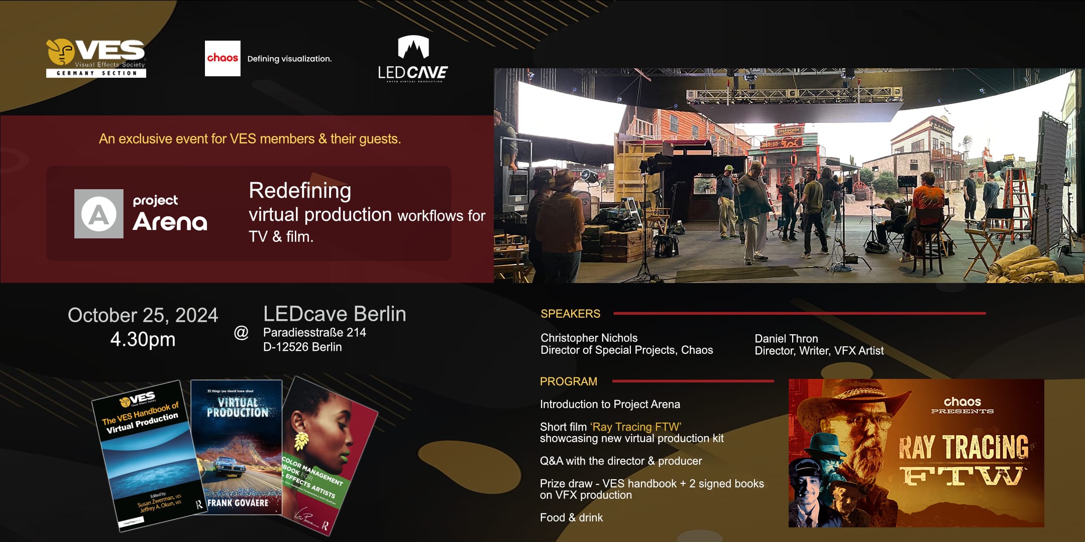 Project Arena VES Berlin talk invite