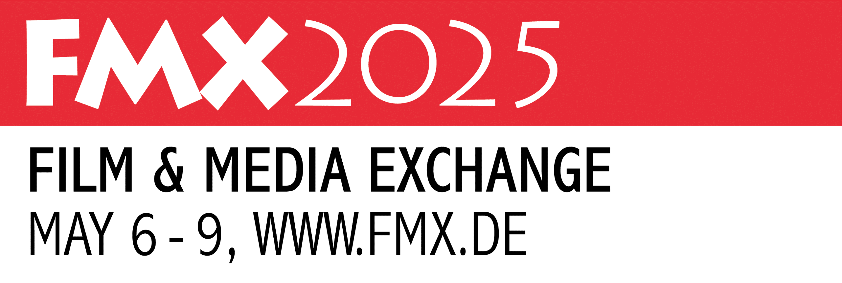 FMX 2025 Logo Date + Subtitel Black Type